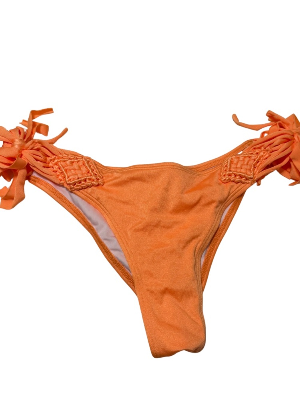 Victoria Secret Women's Orange Tie-Side Bikini Bottom
